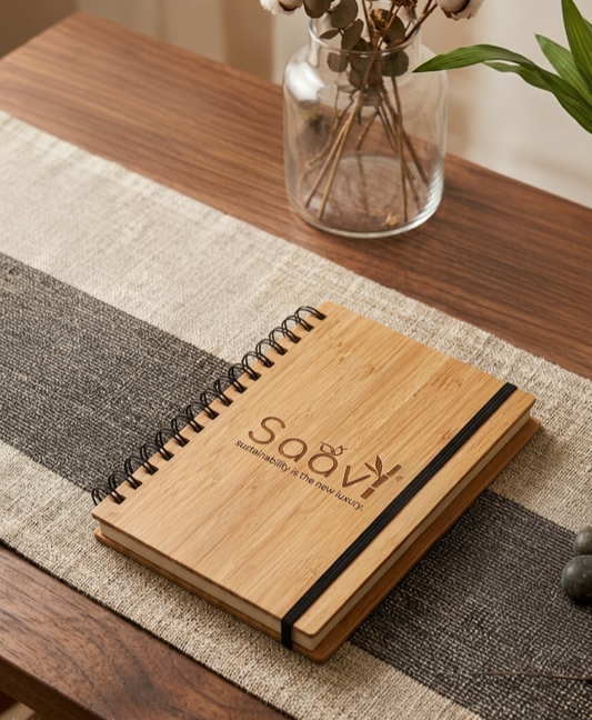 Diary & Pen Set — Bamboo