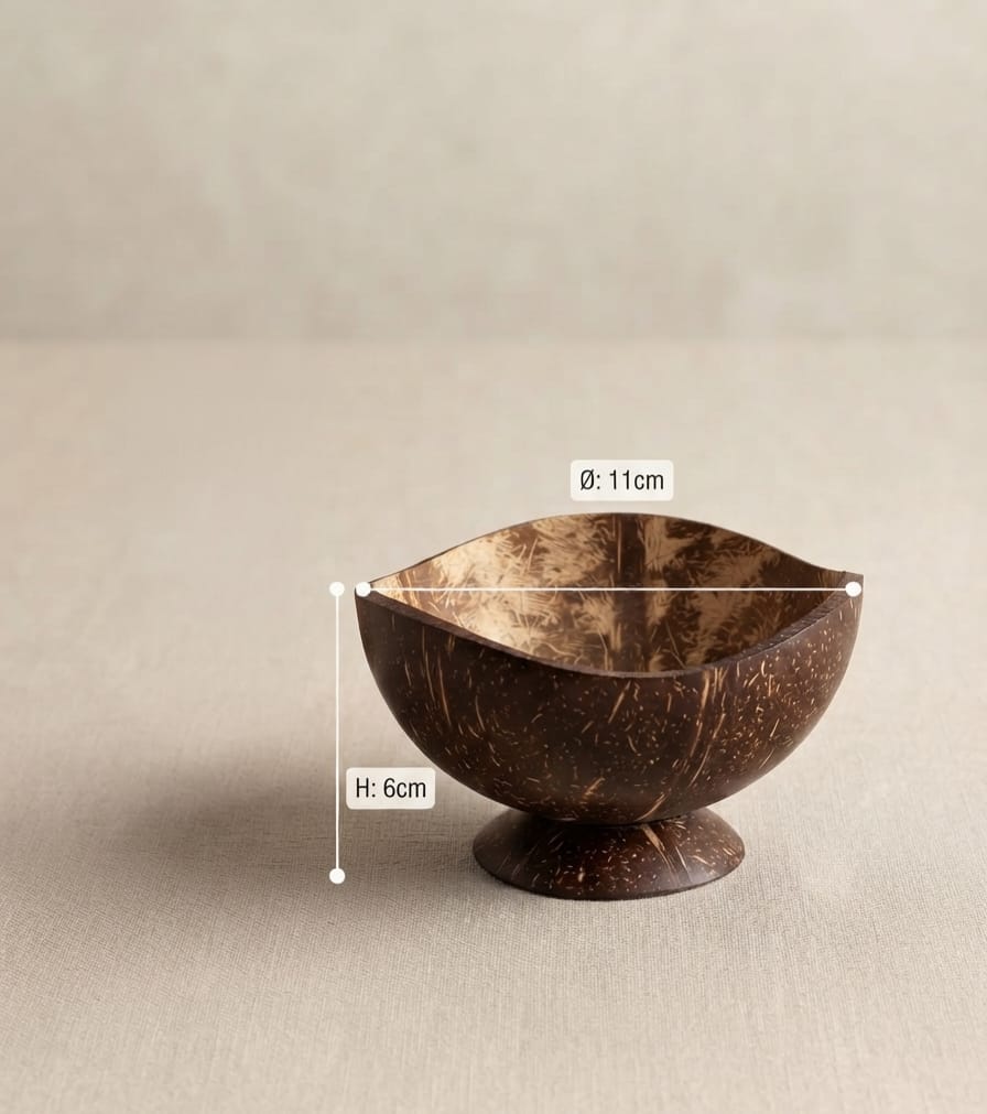 Leaf Bowl — Coconut Shell