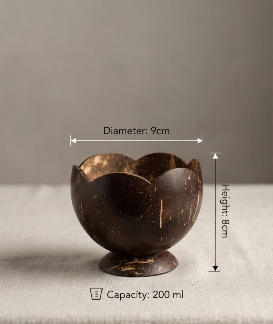 Lotus Bowl — Coconut Shell