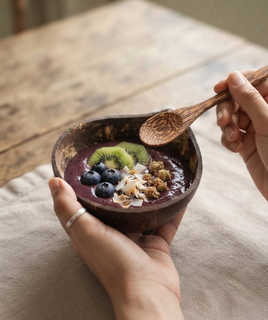 Leaf Bowl — Coconut Shell